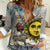 Argentina Women Casual Shirt Sol De Mayo Retro Style - Wonder Print Shop