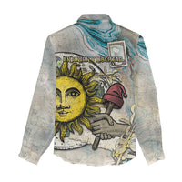 Argentina Women Casual Shirt Sol De Mayo Retro Style - Wonder Print Shop