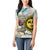 Argentina Women Polo Shirt Sol De Mayo Retro Style - Wonder Print Shop