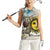 Argentina Women Sleeveless Polo Shirt Sol De Mayo Retro Style - Wonder Print Shop