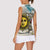 Argentina Women Sleeveless Polo Shirt Sol De Mayo Retro Style - Wonder Print Shop