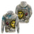 Argentina Zip Hoodie Sol De Mayo Retro Style - Wonder Print Shop