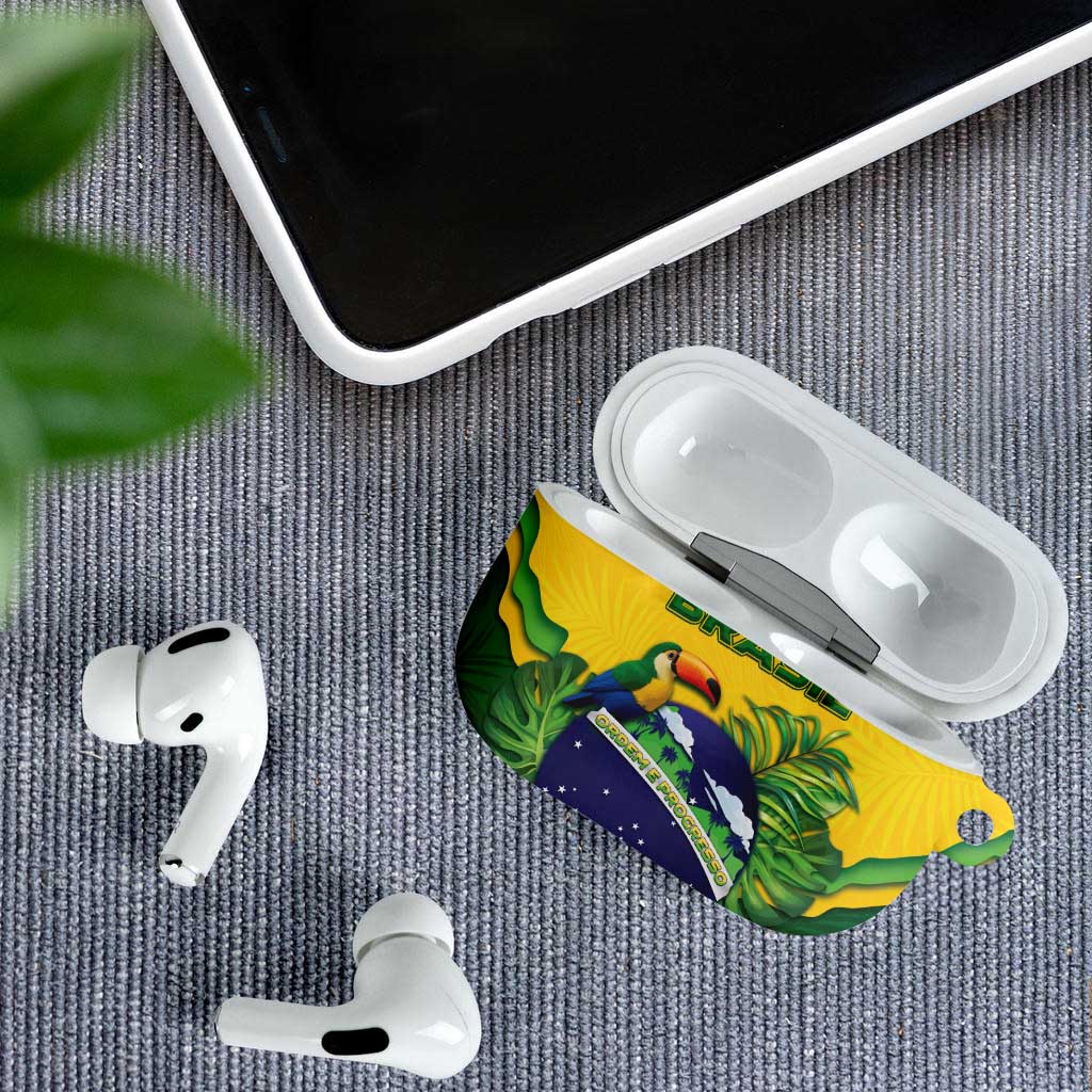 Brazil AirPods Case Toco Toucan Tropical Vibes - Wonder Print Shop