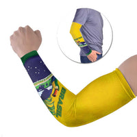 Personalized Brazil Arm Sleeves Toco Toucan Tropical Vibes - Wonder Print Shop