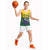 Personalized Brazil Basketball Jersey Toco Toucan Tropical Vibes - Wonder Print Shop