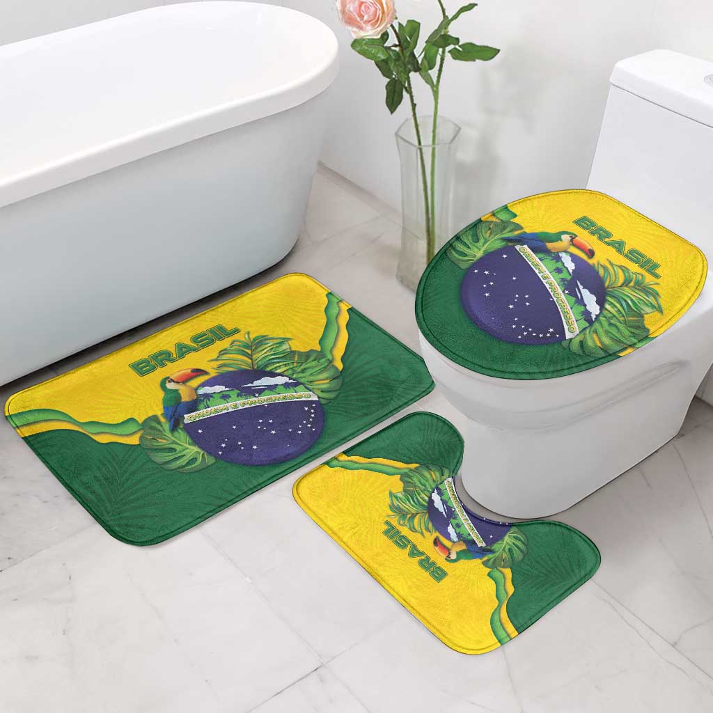 Brazil Bathroom Set Toco Toucan Tropical Vibes - Wonder Print Shop