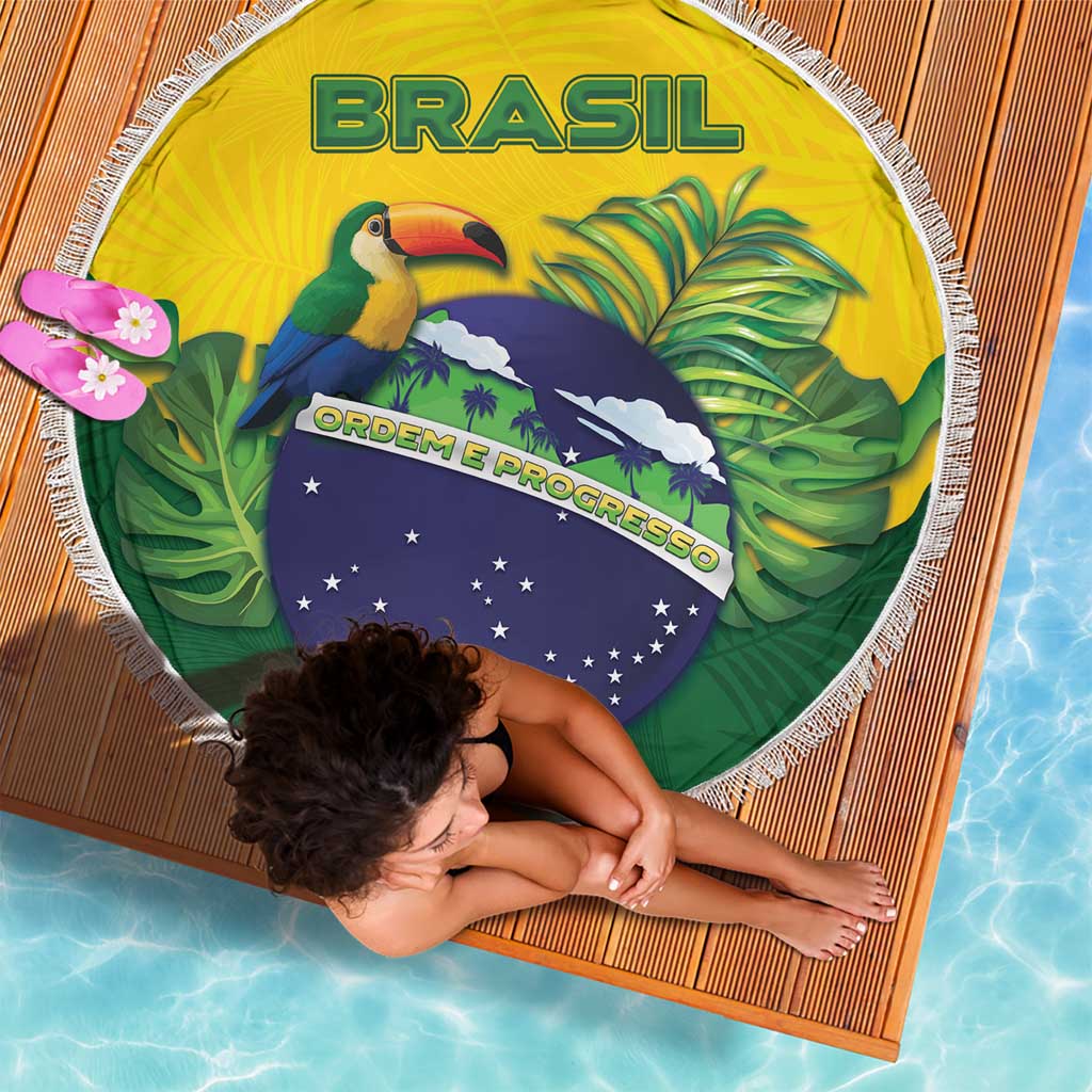 Brazil Beach Blanket Toco Toucan Tropical Vibes - Wonder Print Shop