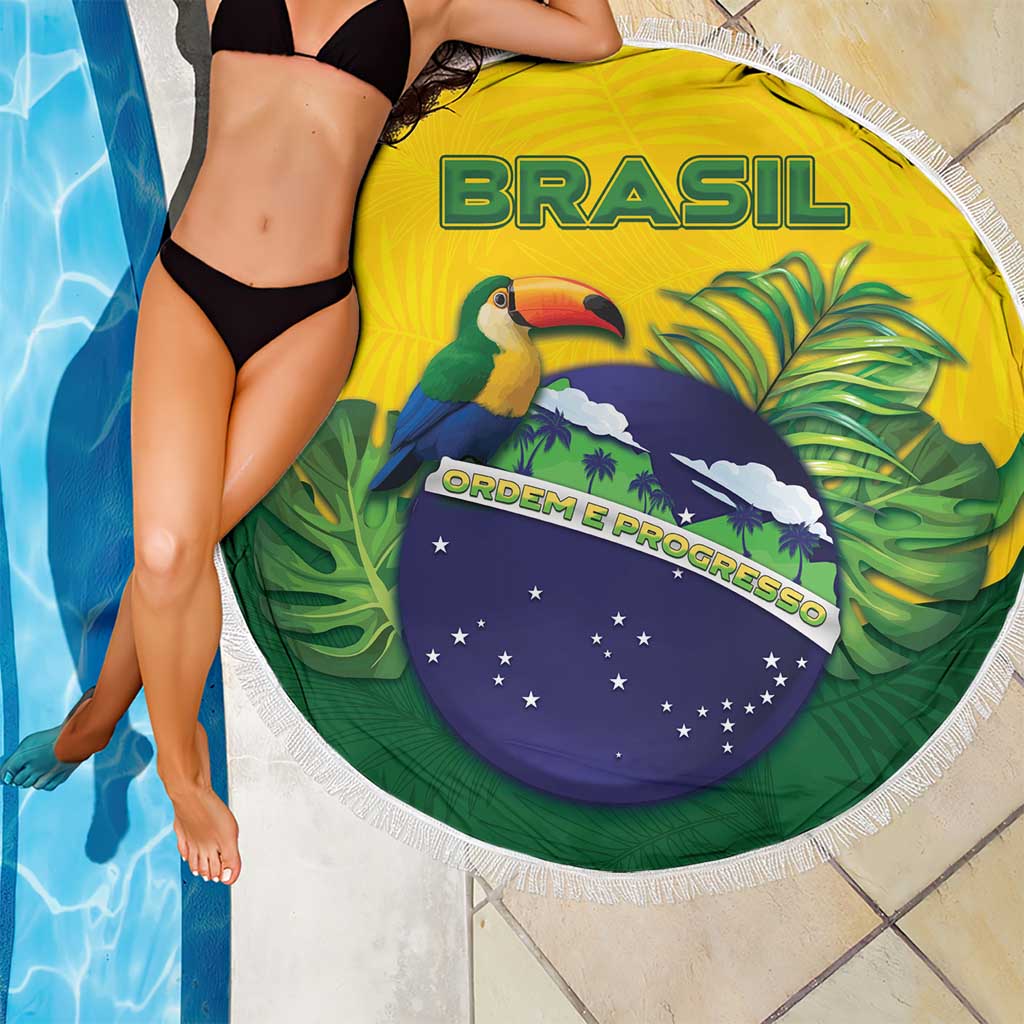 Brazil Beach Blanket Toco Toucan Tropical Vibes - Wonder Print Shop