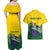 Personalized Brazil Couples Matching Off Shoulder Maxi Dress and Hawaiian Shirt Toco Toucan Tropical Vibes - Wonder Print Shop