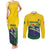 Personalized Brazil Couples Matching Tank Maxi Dress and Long Sleeve Button Shirt Toco Toucan Tropical Vibes - Wonder Print Shop