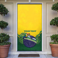 Personalized Brazil Door Cover Toco Toucan Tropical Vibes - Wonder Print Shop