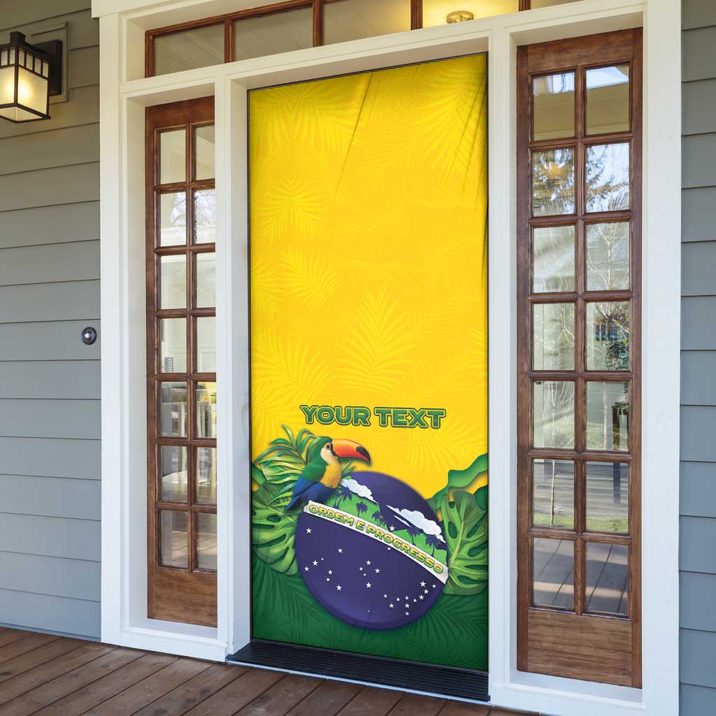 Personalized Brazil Door Cover Toco Toucan Tropical Vibes - Wonder Print Shop