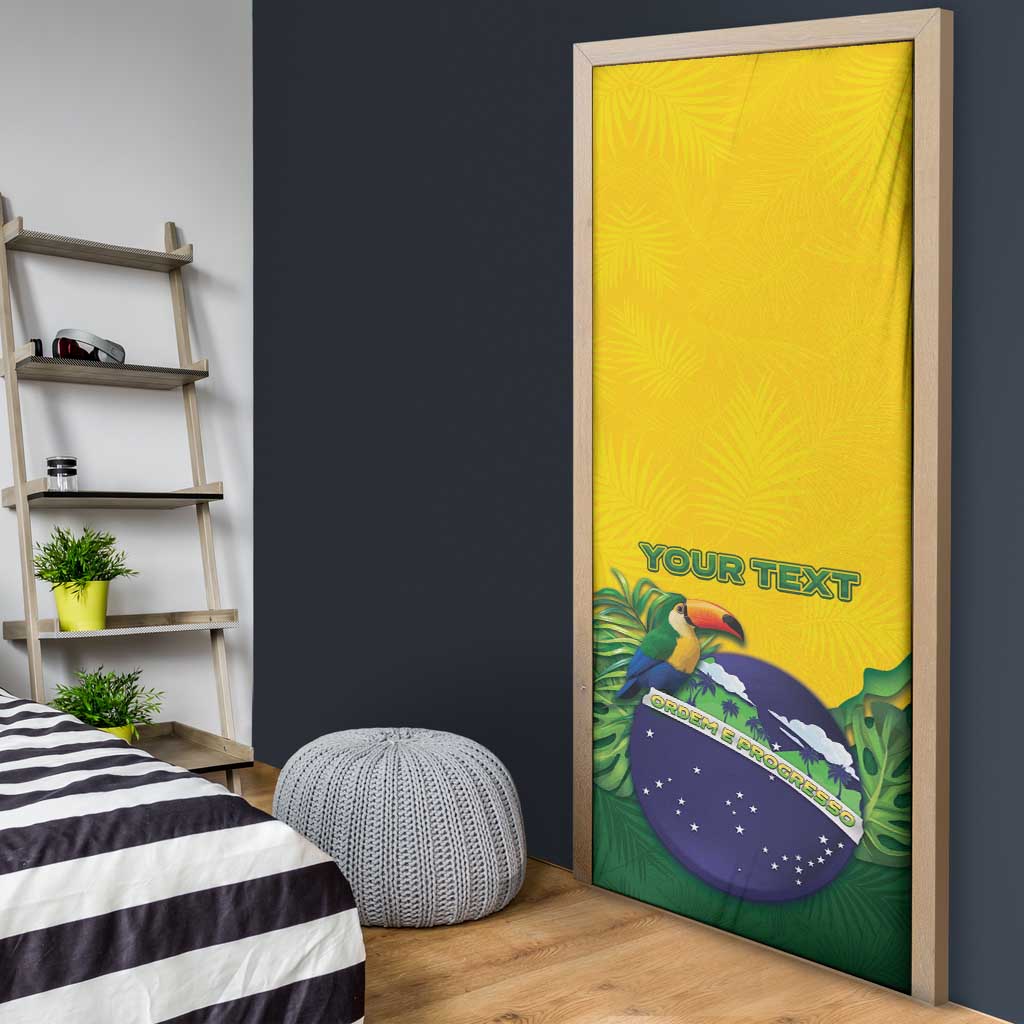 Personalized Brazil Door Cover Toco Toucan Tropical Vibes - Wonder Print Shop