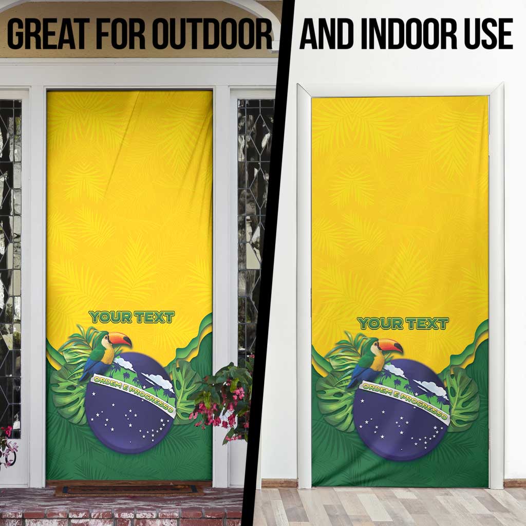 Personalized Brazil Door Cover Toco Toucan Tropical Vibes - Wonder Print Shop