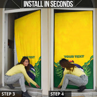 Personalized Brazil Door Cover Toco Toucan Tropical Vibes - Wonder Print Shop