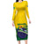 Personalized Brazil Family Matching Long Sleeve Bodycon Dress and Hawaiian Shirt Toco Toucan Tropical Vibes - Wonder Print Shop