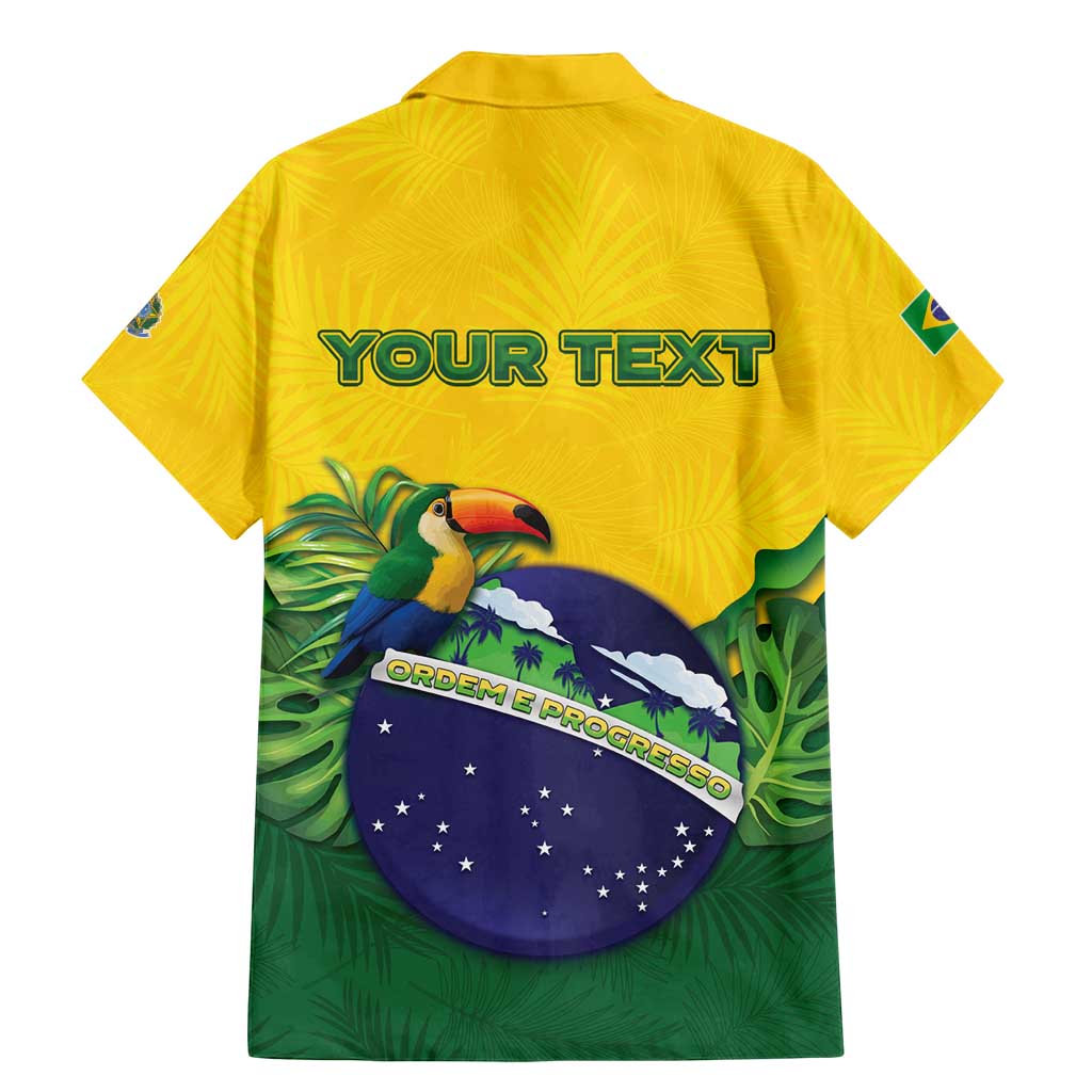 Personalized Brazil Family Matching Mermaid Dress and Hawaiian Shirt Toco Toucan Tropical Vibes - Wonder Print Shop