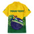 Personalized Brazil Family Matching Mermaid Dress and Hawaiian Shirt Toco Toucan Tropical Vibes - Wonder Print Shop