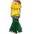 Personalized Brazil Family Matching Mermaid Dress and Hawaiian Shirt Toco Toucan Tropical Vibes - Wonder Print Shop