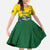 Personalized Brazil Family Matching Off The Shoulder Long Sleeve Dress and Hawaiian Shirt Toco Toucan Tropical Vibes - Wonder Print Shop