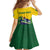 Personalized Brazil Family Matching Off The Shoulder Long Sleeve Dress and Hawaiian Shirt Toco Toucan Tropical Vibes - Wonder Print Shop