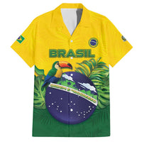 Personalized Brazil Family Matching Off The Shoulder Long Sleeve Dress and Hawaiian Shirt Toco Toucan Tropical Vibes - Wonder Print Shop