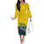 Personalized Brazil Family Matching Off The Shoulder Long Sleeve Dress and Hawaiian Shirt Toco Toucan Tropical Vibes - Wonder Print Shop