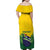 Personalized Brazil Family Matching Off Shoulder Maxi Dress and Hawaiian Shirt Toco Toucan Tropical Vibes - Wonder Print Shop