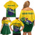 Personalized Brazil Family Matching Off Shoulder Short Dress and Hawaiian Shirt Toco Toucan Tropical Vibes - Wonder Print Shop
