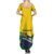 Personalized Brazil Family Matching Summer Maxi Dress and Hawaiian Shirt Toco Toucan Tropical Vibes - Wonder Print Shop