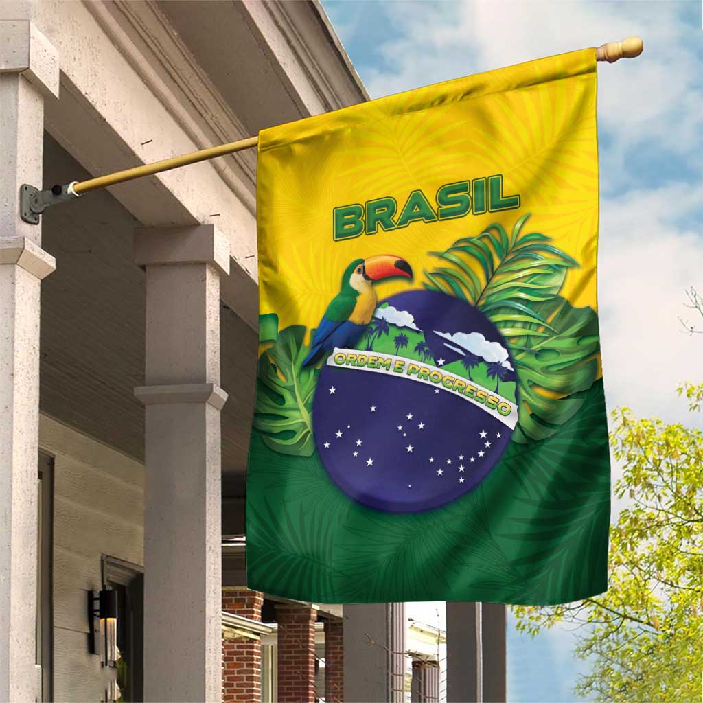 Brazil Garden Flag Toco Toucan Tropical Vibes - Wonder Print Shop