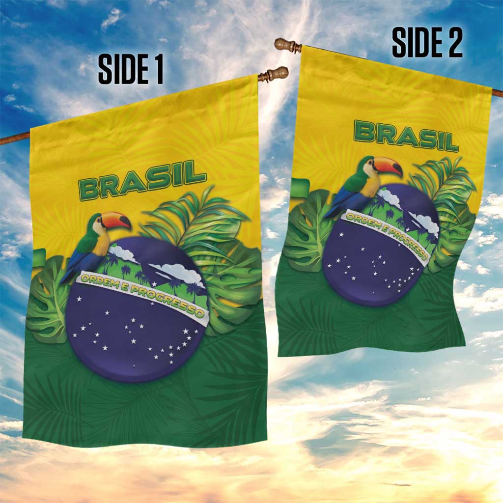 Brazil Garden Flag Toco Toucan Tropical Vibes - Wonder Print Shop