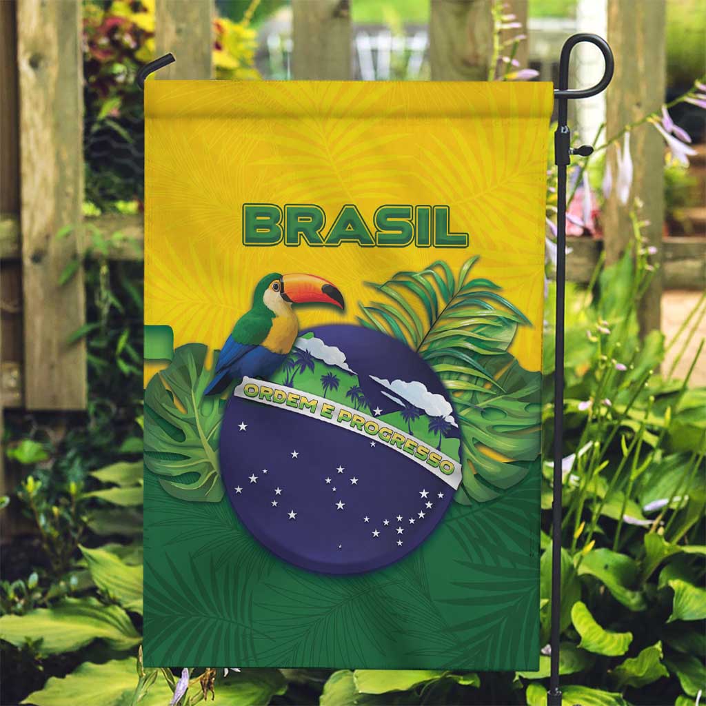 Brazil Garden Flag Toco Toucan Tropical Vibes - Wonder Print Shop