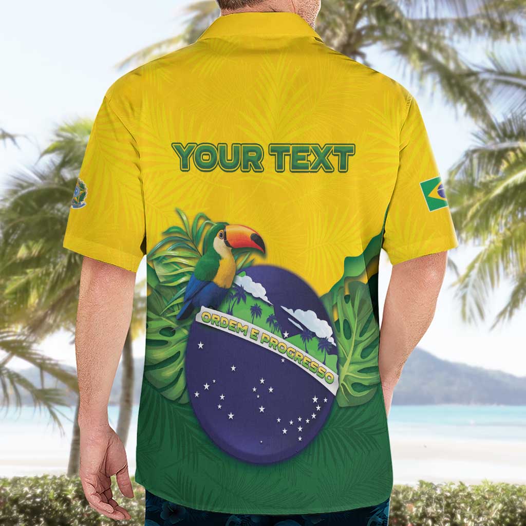 Personalized Brazil Hawaiian Shirt Toco Toucan Tropical Vibes - Wonder Print Shop