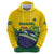 Personalized Brazil Hoodie Toco Toucan Tropical Vibes - Wonder Print Shop