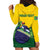 Personalized Brazil Hoodie Dress Toco Toucan Tropical Vibes - Wonder Print Shop