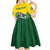 Personalized Brazil Kid Short Sleeve Dress Toco Toucan Tropical Vibes - Wonder Print Shop