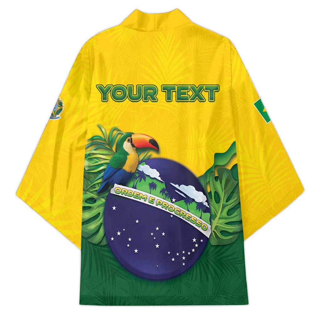 Personalized Brazil Kimono Toco Toucan Tropical Vibes - Wonder Print Shop