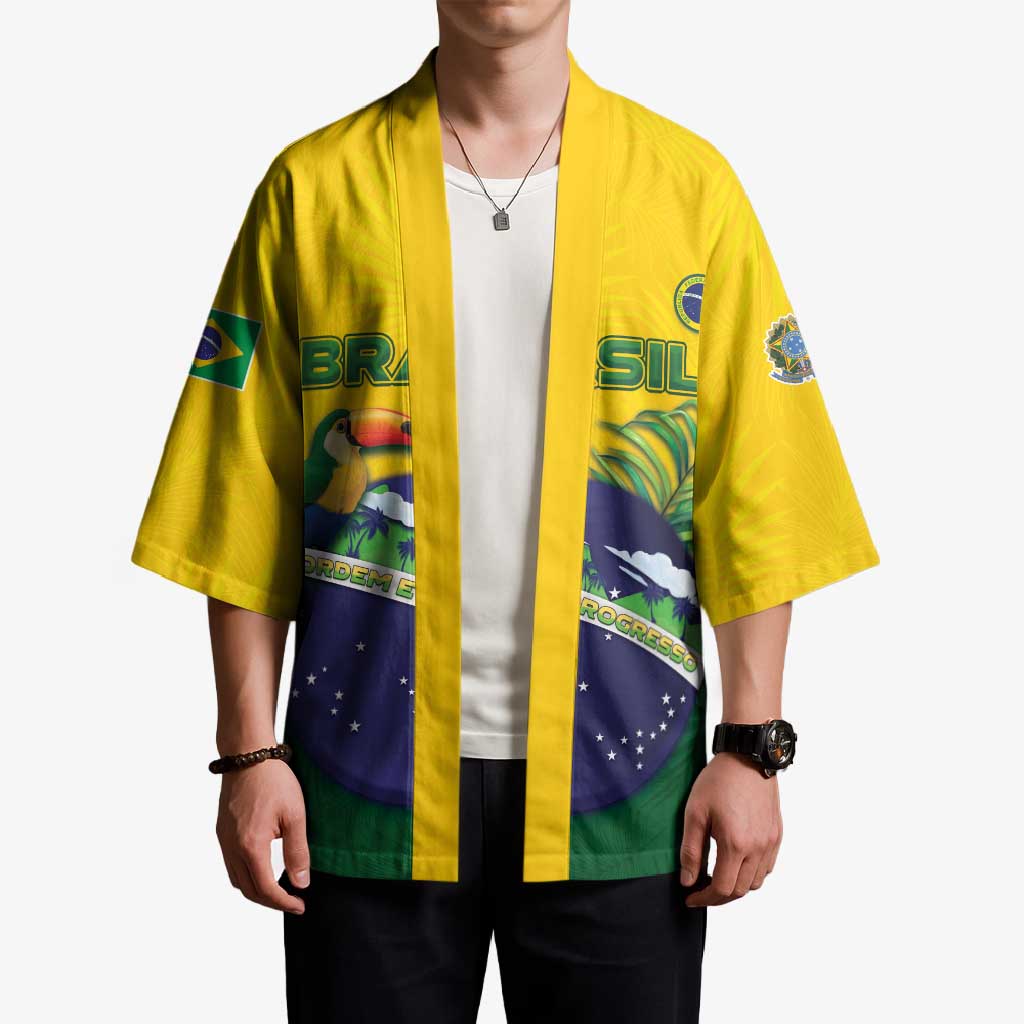 Personalized Brazil Kimono Toco Toucan Tropical Vibes - Wonder Print Shop