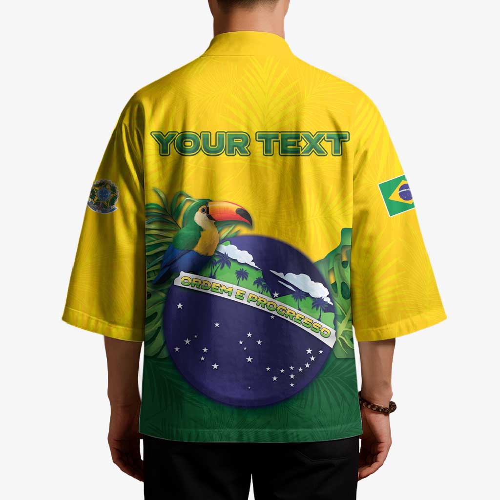 Personalized Brazil Kimono Toco Toucan Tropical Vibes - Wonder Print Shop