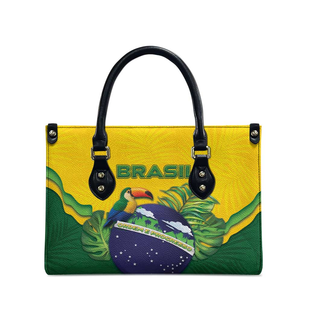 Brazil Leather Bag Toco Toucan Tropical Vibes - Wonder Print Shop