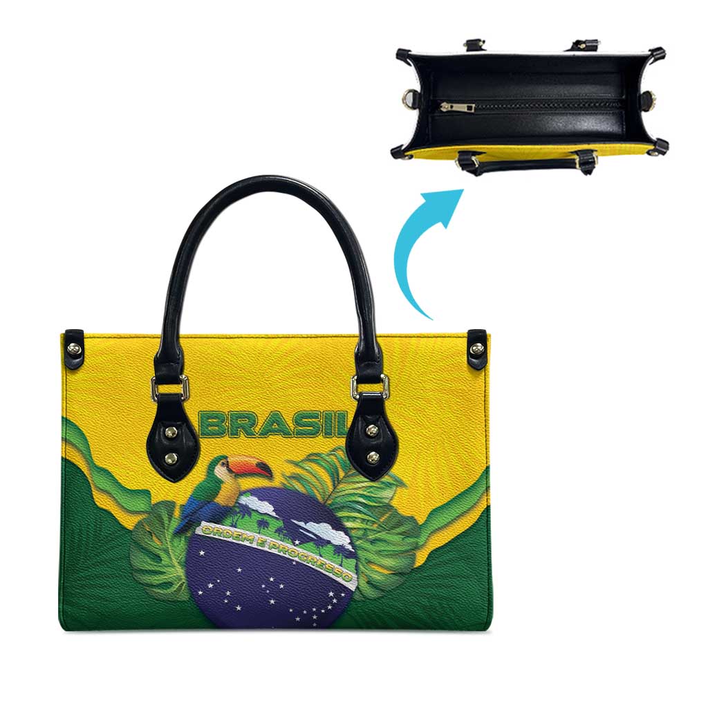 Brazil Leather Bag Toco Toucan Tropical Vibes - Wonder Print Shop