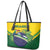 Brazil Leather Tote Bag Toco Toucan Tropical Vibes - Wonder Print Shop