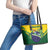 Brazil Leather Tote Bag Toco Toucan Tropical Vibes - Wonder Print Shop