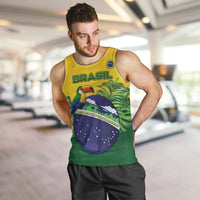 Personalized Brazil Men Tank Top Toco Toucan Tropical Vibes - Wonder Print Shop