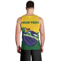 Personalized Brazil Men Tank Top Toco Toucan Tropical Vibes - Wonder Print Shop