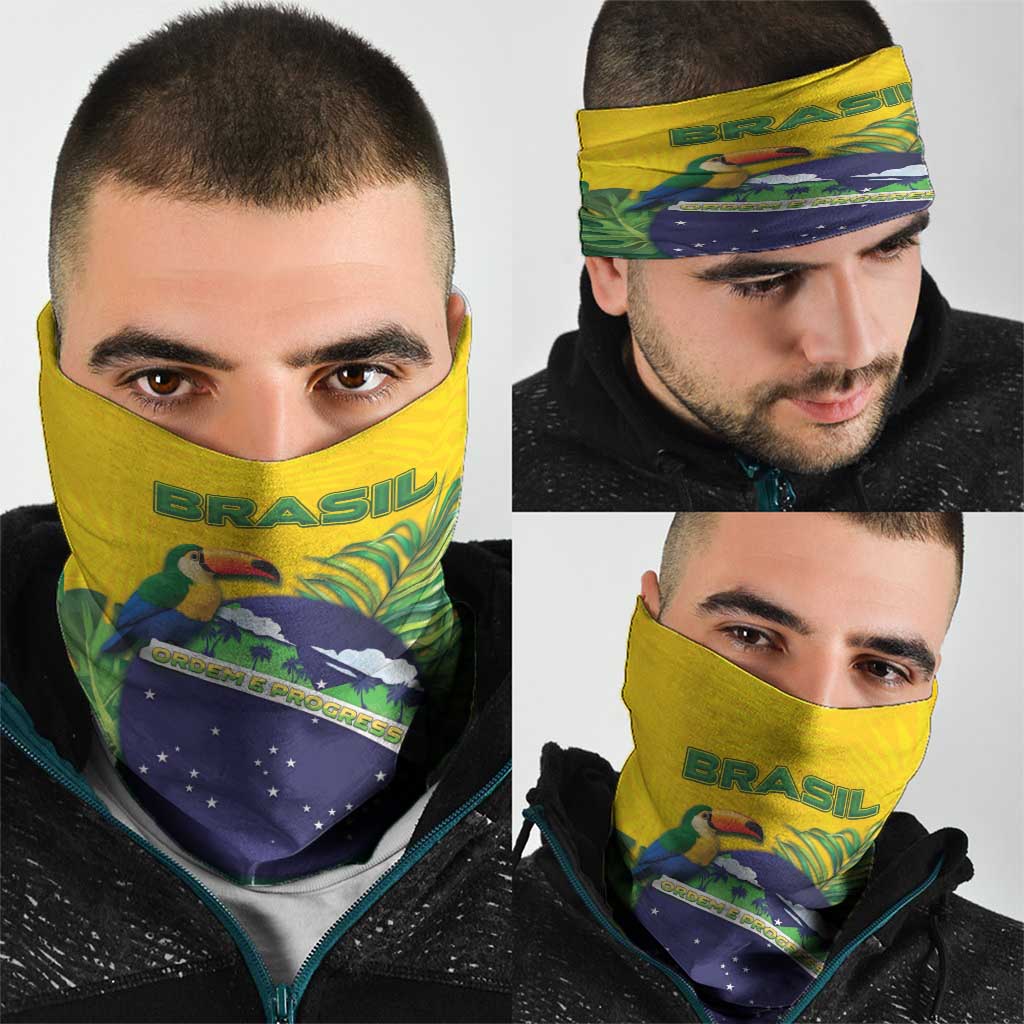 Brazil Neck Gaiter Toco Toucan Tropical Vibes - Wonder Print Shop
