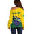 Personalized Brazil Off Shoulder Sweater Toco Toucan Tropical Vibes - Wonder Print Shop