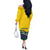 Personalized Brazil Off The Shoulder Long Sleeve Dress Toco Toucan Tropical Vibes - Wonder Print Shop