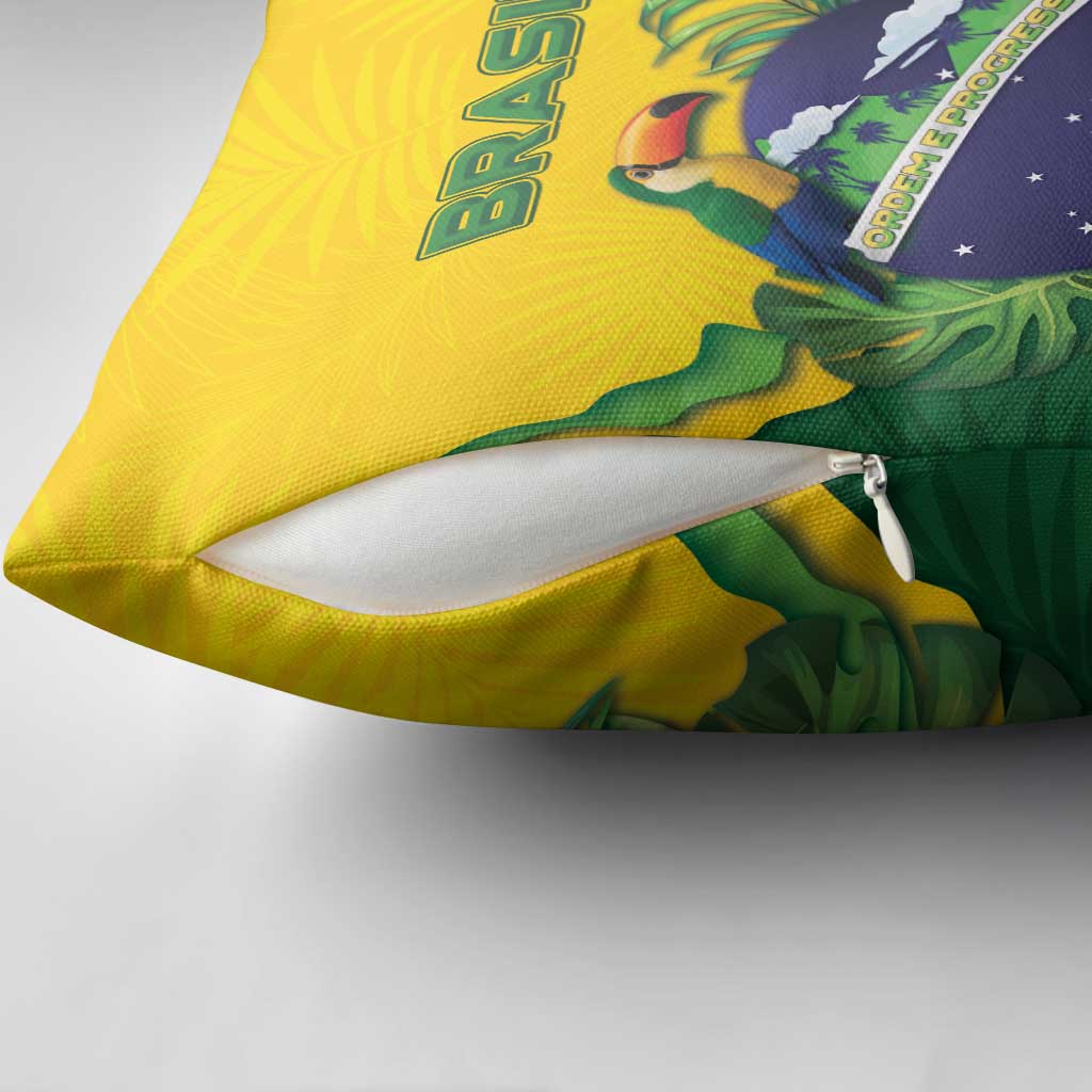 Brazil Pillow Cover Toco Toucan Tropical Vibes - Wonder Print Shop